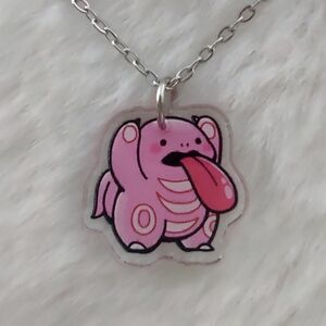 2/$10 Handmade Pokemon Lickitung Necklace Stainless Steel